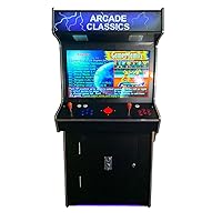 Top Us Video Arcades Full Size Commercial Grade Upright Standup Arcade Machine 2 Player 4500 Games 32 inch Screen Black