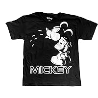 Disney Youth Boys Tee Bad Mickey Spit Black X-Large