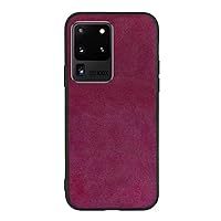 Fleece TPU Material All-in-one Soft Phone Case Thin and Light Solid Color for Samsung Galaxy Note 20 Ultra 10 Pro Lite 8 9 A73 A72 A71 A52 A31 A70 5G 4G Back Cover(Wine Red,Note 10 Lite)