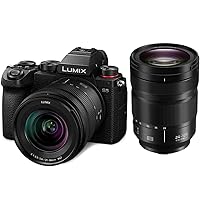 Panasonic Lumix DC-S5 Digital Camera with Lumix S 20-60mm f/3.5-5.6 Lens and Lumix S 24-105mm f/4 Macro O.I.S. Lens