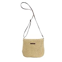 SCOFY FASHION Summer Knitted Beach Crossbody Bags for Women Travel Holiday Handbag Small Soft Straw Shoulder Bag