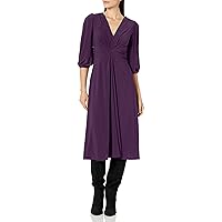 Vince Camuto Women's Twist Knot Waist Midi Dress