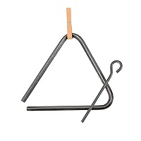 Handcrafted 10” Medium Dinner Triangle Hammered Steel