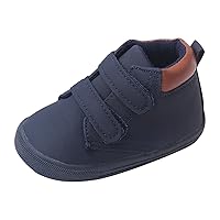 Boys Flexible Shoes Summer Children Infant Toddler Shoes Boys and Girls Sports Shoes Flat Bottom Non Slip Round Toe High Top Solid Color Hook Loop Toddler Size 9 Boy