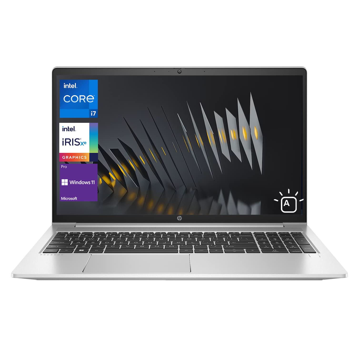 HP ProBook 450 G9 Business Laptop, 15.6” FHD Display, Intel Core i7-1255U Processor, 64GB RAM, 2TB SSD, Wi-Fi 6, Backlit Keyboard, HDMI, RJ-45, Windows 11 Pro, Silver
