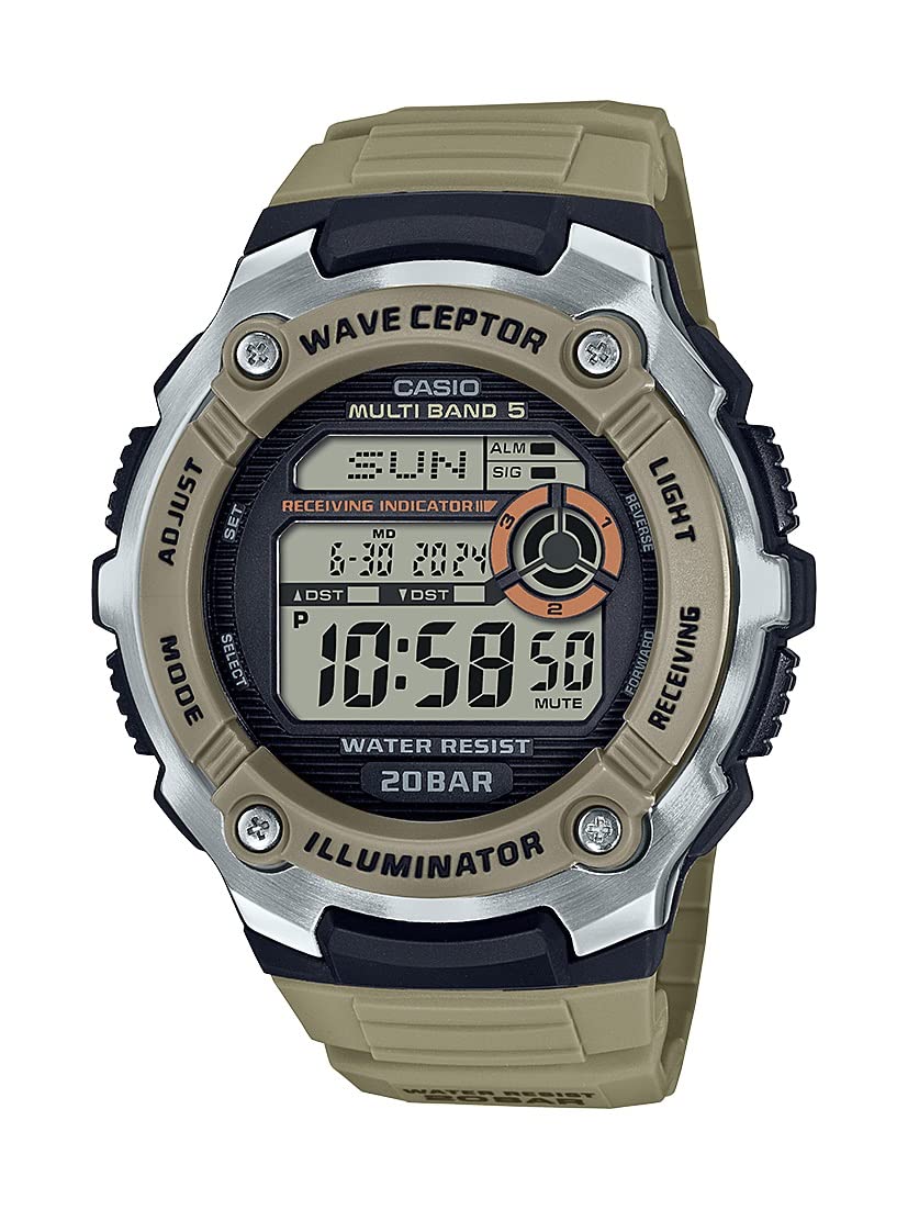 Casio Wave Ceptor Illuminator Atomic Timekeeping Stopwatch Men's Digital Watch WV-200R-5ACF