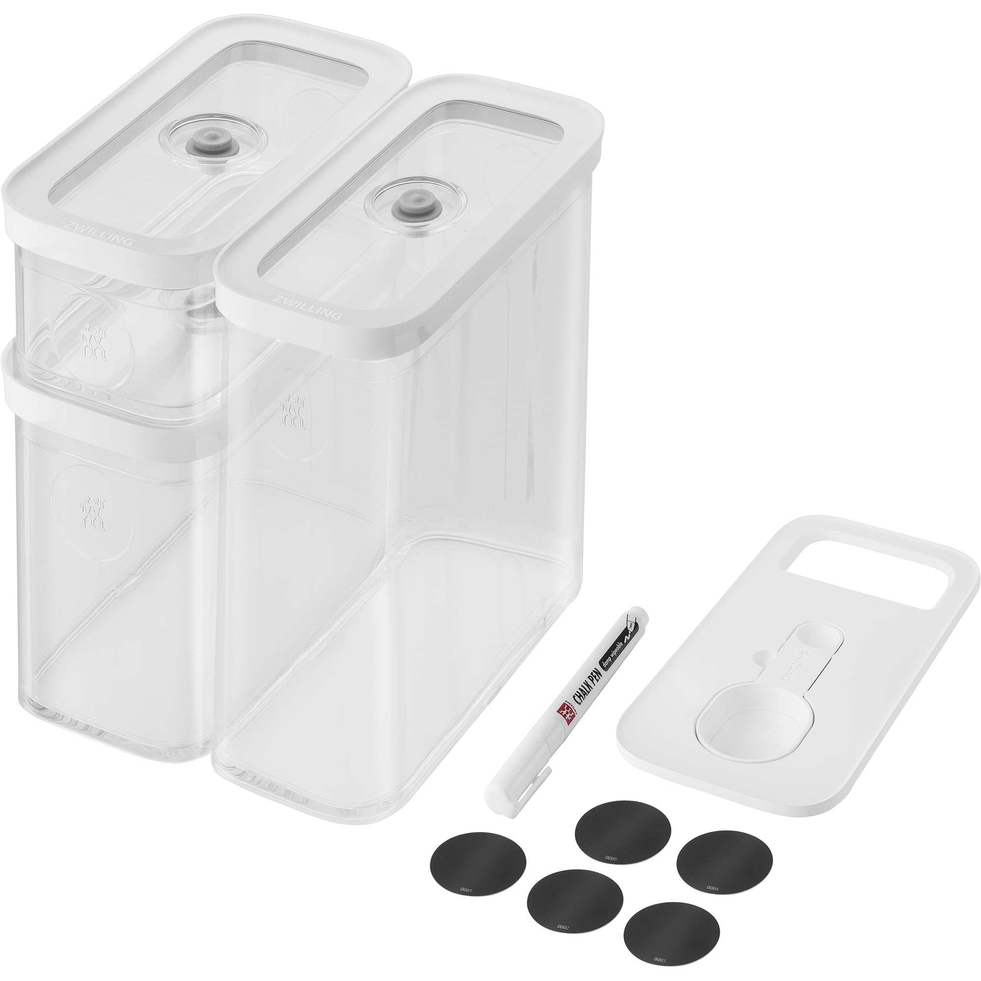 ZWILLING Fresh & Save Cube Box Food Storage Container, 3-pc, Clear