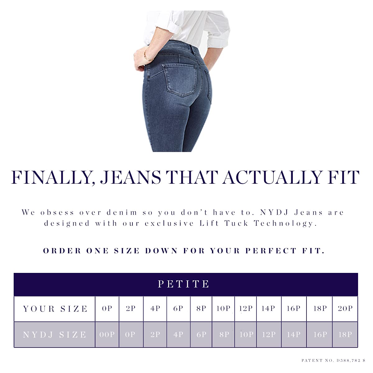 NYDJ Women's Petite Skinny Ankle Pull-on Jeans | Slimming & Flattering Fit