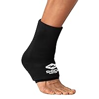 Shock Doctor SD40040-00001-S/M SD Flex Ice Therapy Ankle Comp Sleeve-Black-S/M