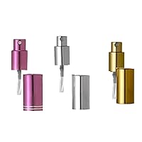 Set of 2 Replacement Atomizer Caps for our Glass Spray Bottles, 1 Oz, 2 Oz, 3.4 Oz and 4 Oz - Choose Gold, Silver or Purple (Gold)