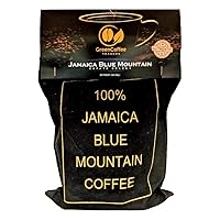 Green Coffee Traders 1LB. 100% Jamaica Jamaican Blue Mountain Roasted Coffee - City Roast, 1lb Bag