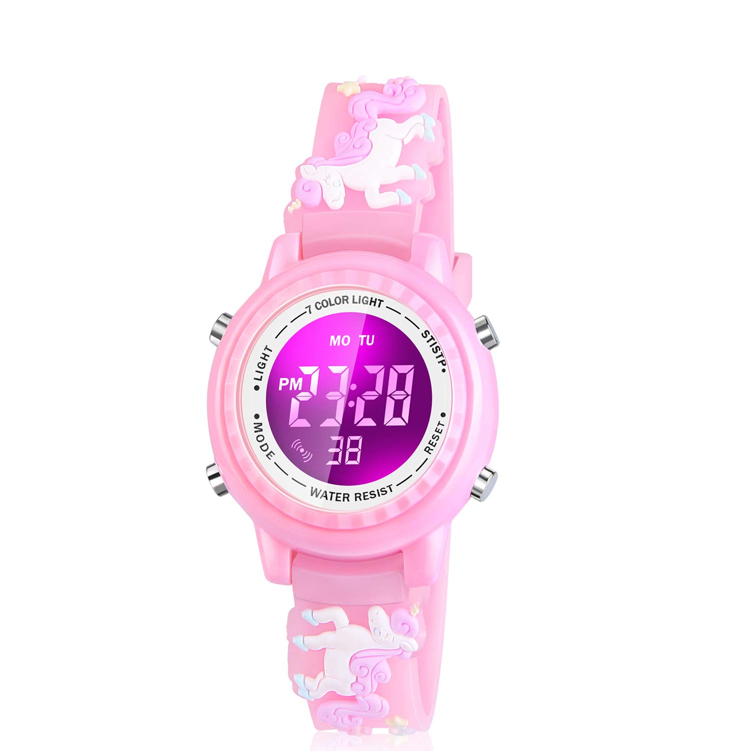 Viposoon Gifts for 5-12 Years Old Girls, Led Digital Watches for Kids Birthday Presents Gifts for 3 4 5 6 7 8 9 10 Year Old Girls Xmas Gifts for 4-...