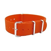 Watch Bands - Choice of Color & Width (18mm,20mm, 22mm,24mm) - Ballistic Nylon Premium Watch Straps