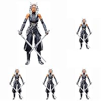 STAR WARS The Vintage Collection Ahsoka Tano (Corvus) Toy, 3.75-Inch-Scale The Mandalorian Action Figure, Toys Kids Ages 4 and Up (Pack of 5)