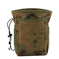 Outdoor Sports Molle Combat Hiking Bag Airsoft Vest Accessory Camouflage Recycle Pack Tactical Dump Pouch - A-TACS FG