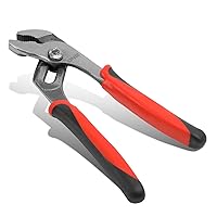 DNA Motoring TOOLS-00071 7 inch Groove Joint Plier - Hardened Jaws Plier w/Heat-Treated Teeth, Carbon Steel, Satin Finish