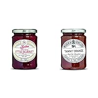 Tiptree Little Scarlet Strawberry and Tawny Orange Marmalade Preserve Bundle (2 items)