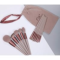 13-Piece Makeup Brush Set, Professional Cosmetic Application Tool | Quick-Drying Nano-Fiber Material, Soft and Skin-Friendly