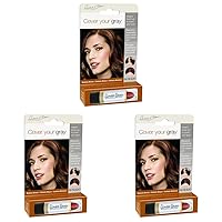 Cover Your Gray Touch-Up Stick - Medium Brown 0.15 Ounce (Pack of 3)