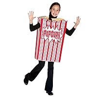 Movie Night Popcorn Child Costume (As Shown;Medium)