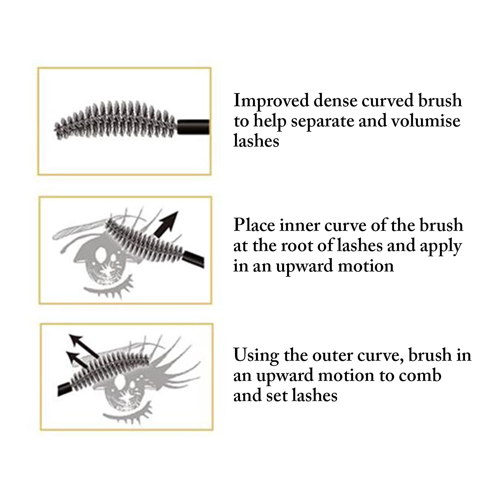 HEROINE MAKE by KISSME Volume UP Mascara Super Waterproof WP 01 Black | with Ultra Volumizing for Even Long-Lasting and Curl Eyelash for Women