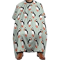 Puffin Seabird Professional Hair Cutting Cape Apron Salon Haircut Barber Hairdressing with Snap Closure