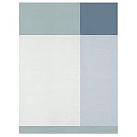 Knit Blanket - Blue/Color Block
