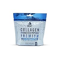 100% Pure Collagen Peptides Powder - Unflavored Hydrolyzed from Grass Fed Bovine. Supports Joints, Beautiful Hair & Nails for Women & Men