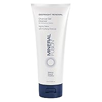 Mineral Fusion Overnight Renewal Charcoal Gel Cleanser, 7 Ounce