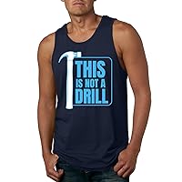 This is Not A Drill Dad Joke Humor Mens Tank Top