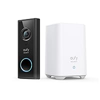 eufy Security, Video Doorbell S220 (Battery-Powered) Kit, Security Camera - 2K Resolution, 180-Day Battery Life, Encrypted Local Storage, No Monthly Fees, Built-in Storage, Motion Only Alert