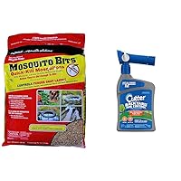 Summit Mosquito Bits, 20 lb, Quick-Kill Biological Control & Cutter Backyard Bug Control Spray Concentrate, Mosquito Repellent, Kills Mosquitoes, Fleas & Listed Ants, 32 fl Ounce