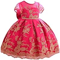 Flower Girl Dresses for Wedding - Elegant Flower Girl Dress in Gorgeous Colors for Age 5 to 9 | Best for Birthdays, Parties