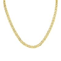14K Yellow Gold Filled 5.6MM Mariner Link Chain with Lobster Clasp