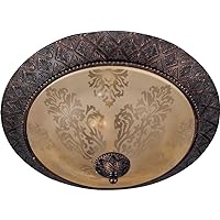 Symphony-2 Light Flush Mount in Mediterranean style-19 Inches Wide by 7.5 inches high