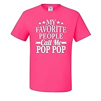 My Favorite People are Calling Me Pop-Pop Funny Mens T-Shirts
