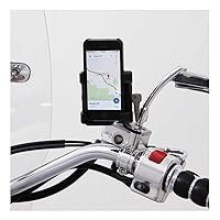 Ciro 50320 Smartphone/GPS Holder (Black Mirror Mount Without Charger for All Models (Excluding Flht/Flhx Models))