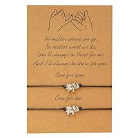 2Pcs/Set Couple Bracelet For Men Women Adjustable Rope Daisy Infinite 8 Heart Friendship Bracelet For Best Friends Card Jewelry Clever design