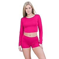 Hamishkane® Women's Stretchy Hot Pants - Versatile Mini Shorts for Women, Soft & Comfortable Slim Fit Ladies Shorts, Design for Summer, Casual and Nightlife Fashion Cerise
