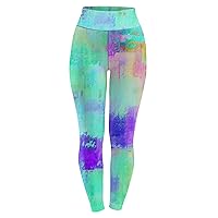 XUnion Pant Pantyhose Tights for Female Fall Soft Comfy 2022 Clothes Fashion Graphic Tie Dye High Cut Sport Gym Tights C6 C6