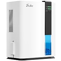 FreAire Dehumidifier for Bathroom, Auto Shut Off | Quiet | 88 OZ Water Tank, (up to 650 sq.ft) Dehumidifiers for Basement Home Bedroom Closet RV Garage with Colorful Lights
