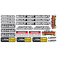 Little Guy Racing Parts LGRP Axial SCX24 1/24 Scale Premium Sticker Sheet 2