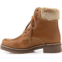 PAJAR Women's Winter Warm Ankle Front Lace-up Panthil 3.0 Leather Boots Snow