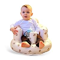 Mink Baby Inflatable Seat for Babies 3-36 Months, Built in Air Pump Infant Back Support Baby Chairs, Infant Support Seat Toddler Chair for Sitting Up, Baby Shower Chair Floor Seater Gifts
