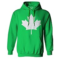 VICES AND VIRTUES Canada Flag Maple Leaf Canadian Pride Retro Vintage Style Hoodie