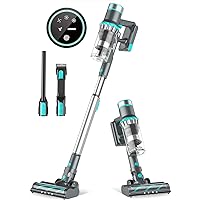 BVC11 Cordless Vacuum Cleaner, 38KPa/450W Stick Vacuum with Brushless Motor, LED Display, 6 in 1 Powerful Lightweight Vaccum for Hardwood Floor Car Pet Hair