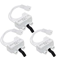 3406107 Dryer Door Switch by Beaquicy - Replacement for Whirlpool, Ken-more, Roper, Amana, Crosley Dryer - Replaces 3406109 3405100 3405101 3406100 3406101 - Pack of 3