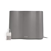 Cloud Bedside Humidifier, Dove, 24 Hr Run Time, 602ft Coverage, Large Home Bedroom - Night Mode - Includes 3 Month Filter