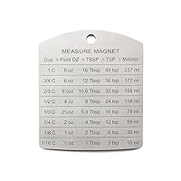 RSVP International Endurance Magnet Collection Stainless Steel, Conversion Magnet, 4.125x3.5