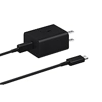 SAMSUNG 45W Power Adapter (w/Cable C-to-C),USB,Black